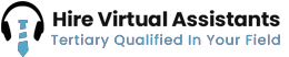 Hire virtual assistants logo