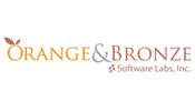 Orange and Bronze logo